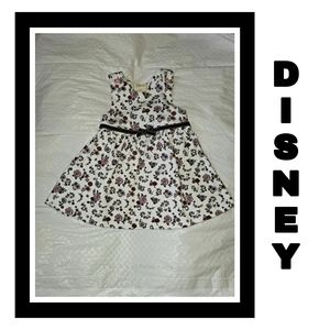 Disney Baby Dress White with Flowers 3 months